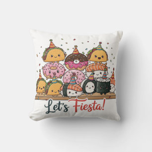 Kawaii Picnic Party Cushion