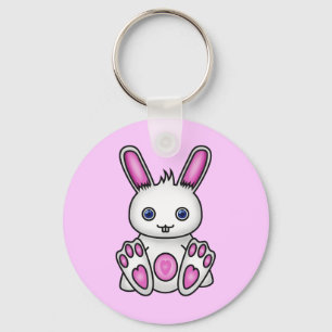 Kawaii Pink Bunny Key Ring
