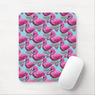 Kawaii Pink Duck Pattern – Adorable Aesthetic Maxi Mouse Mat