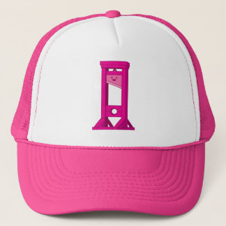 Kawaii Pink Guillotine trucker hat