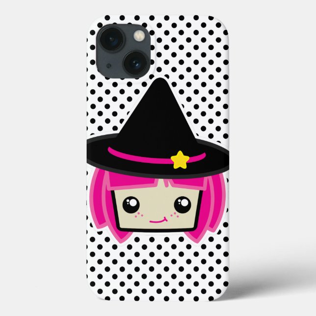 Kawaii Pink Haired Witch iPad Air Case (Back)
