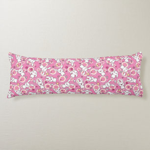 kawaii pink pattern body cushion