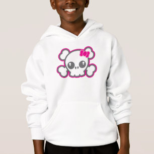 Kawaii Pink Ribbon Skull Clothing