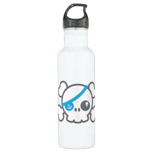 Kawaii Pirate Skull 710 Ml Water Bottle