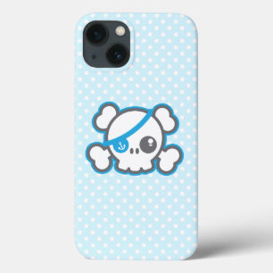 Kawaii Pirate Skull iPad Case