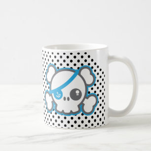 Kawaii Pirate Skull Mug