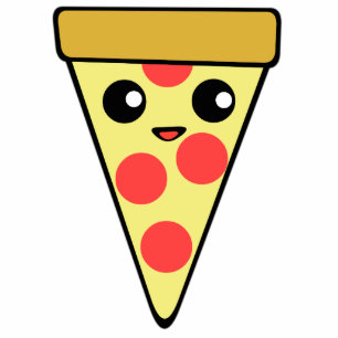 Kawaii Pizza Slice Photo Sculpture Magnet