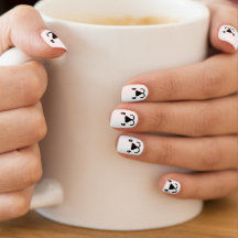 Kawaii Polar Bear Minx Nail Art