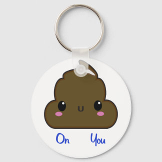 kawaii poo key ring