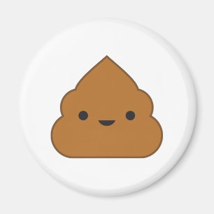 Kawaii Poop Fridge Magnet