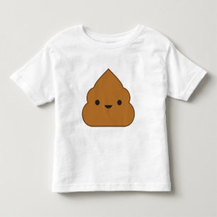 Kawaii Poop Toddler T-Shirt