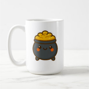 Kawaii Pot of Gold Coffee Mug