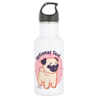 Kawaii Pug 532 Ml Water Bottle
