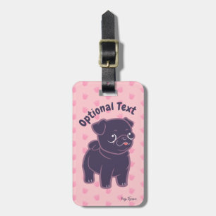 Kawaii Pug Luggage Tag