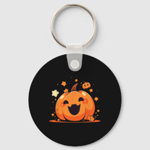 Kawaii Pumpkin Anime Cottagecore Men Kids Women Ha Key Ring