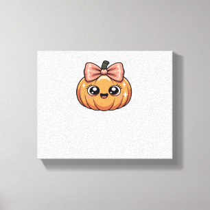 kawaii pumpkin Classic T-Shirt Canvas Print