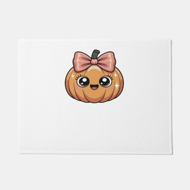 kawaii pumpkin Classic T-Shirt Doormat (Front)