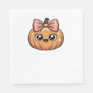 kawaii pumpkin Classic T-Shirt Napkin