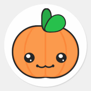 Kawaii Pumpkin Halloween Sticker