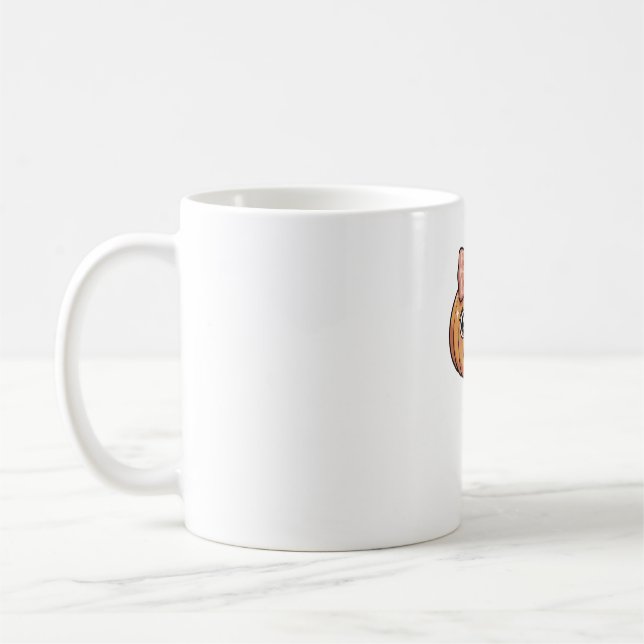 kawaii pumpkin Oversized T-Shirt Coffee Mug (Left)