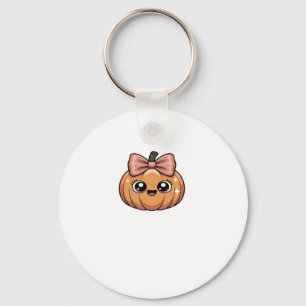 kawaii pumpkin Oversized T-Shirt Key Ring