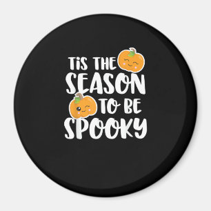 Kawaii Pumpkin Tis The Season Spooky Magnet