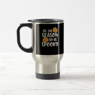 Kawaii Pumpkin Tis The Season Spooky Travel Mug