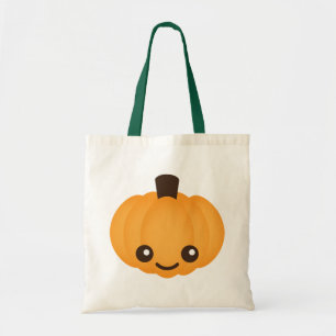 Kawaii Pumpkin Tote Bag