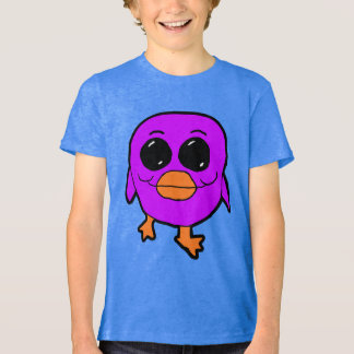 Kawaii Purple Bird Tri-Blend Shirt