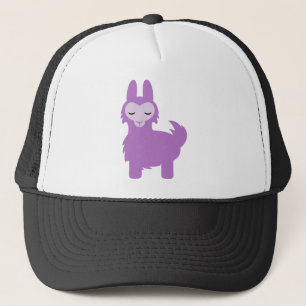 Kawaii Purple Llama Trucker Hat