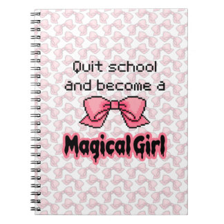 kawaii quit school become a magical girl melty notebook