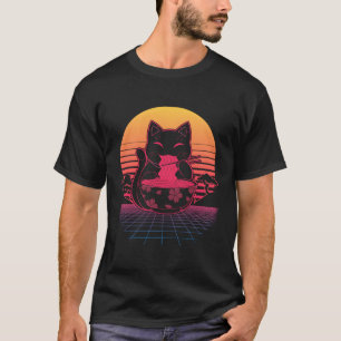 Kawaii Ra Neko Cat Japanese Noodle Anime Rotic T-Shirt