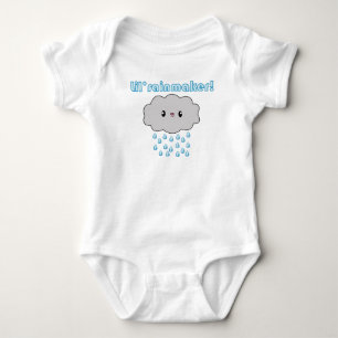 Kawaii Rain Cloud Lil Rainmaker (blue version)! Baby Bodysuit