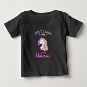 Kawaii Rainbow Unicorn Magical Colourful Baby T-Shirt