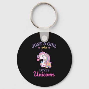 Kawaii Rainbow Unicorn Magical Colourful          Key Ring