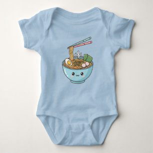 Kawaii Ramen Bowl Baby Bodysuit