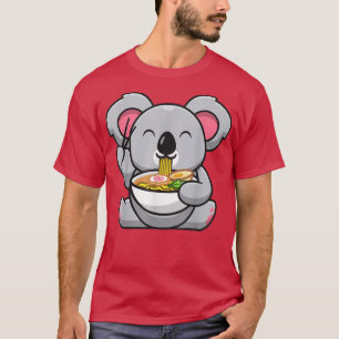 Kawaii Ramen Cute Anime Koala Otaku Japanese Noodl T-Shirt