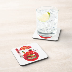KAWAII RAMEN LOVER HAPPY FOOD STYLE COASTER