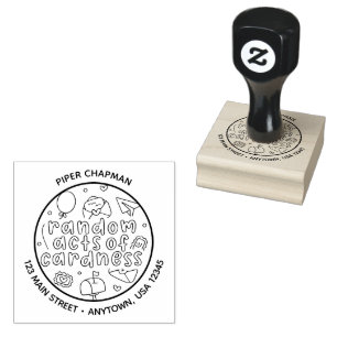 Kawaii Random Acts of Cardness Logo Stamp