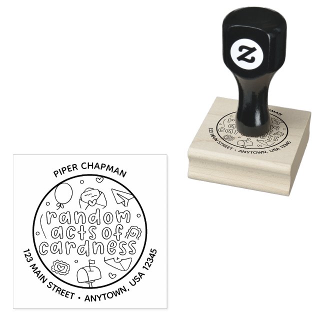 Kawaii Random Acts of Cardness Logo Stamp (Stamped)