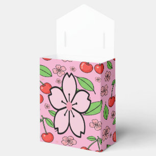 Kawaii Red Cherry Vibes Cute Girly Aesthetic Favour Box