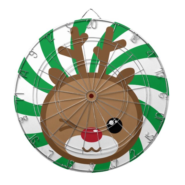 Kawaii Reindeer Dart Board (Front)