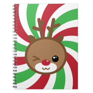 Kawaii Reindeer Notebook