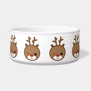 Kawaii Reindeer Pet Bowl