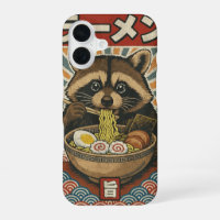 Kawaii Retro Vintage Japanese Slurping Ramen Racco