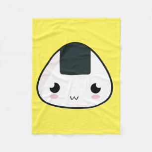 Kawaii Rice ball Fleece Blanket