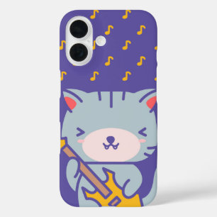 Kawaii Rock Band Adorable Animal Musician iPhone 16 Case