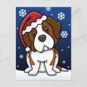 Kawaii Saint Bernard Postcard