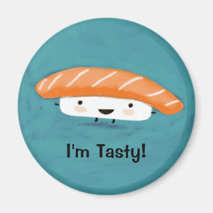 Kawaii Salmon Sashimi Magnet