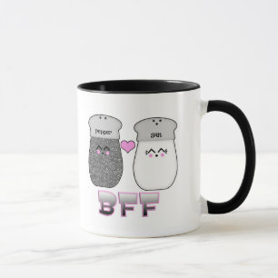 Kawaii Salt n Pepper BFF Mug